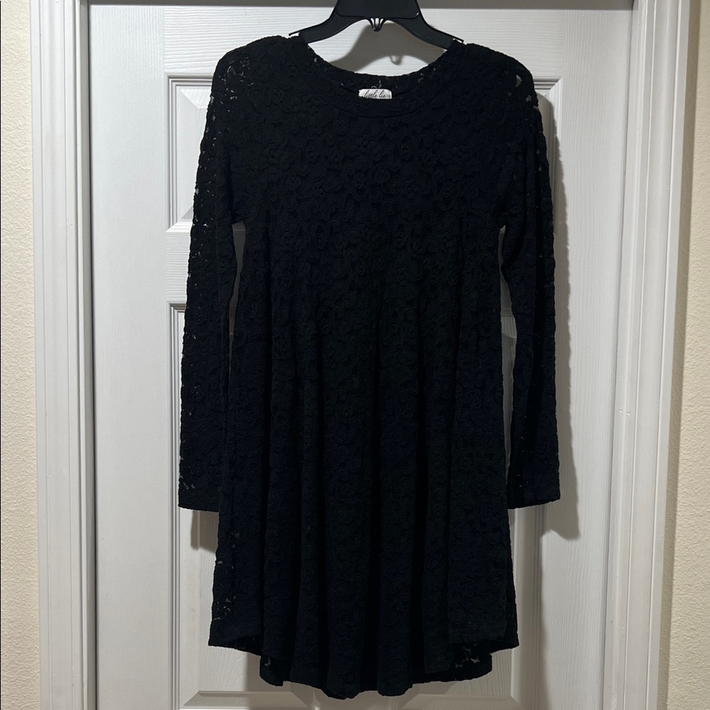 Chic Lace Long Sleeve Dress. Sheer sleeves. Body lined. Excellent condition.